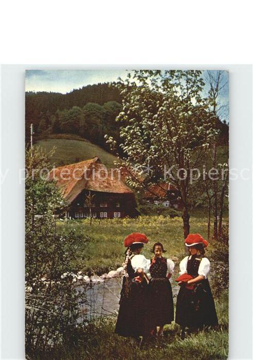 Trachten Schwarzwald Bollnhut Schwarzwaldhaus