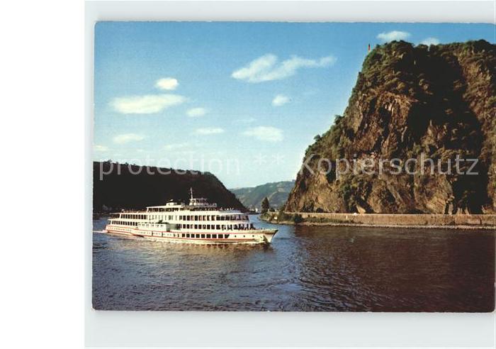 Motorschiffe Loreley-Felsen