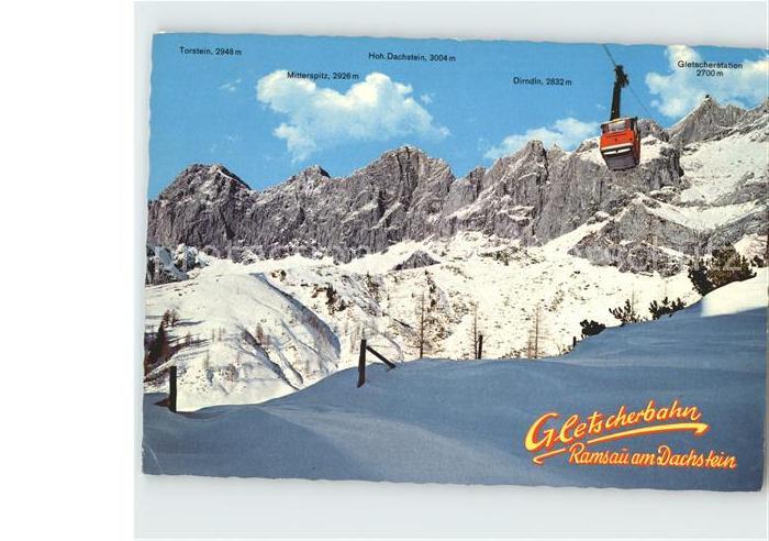 Seilbahn Dachstein-Suedwand Ramsau Steiermark