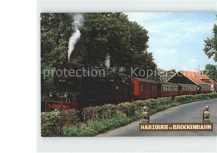 Lokomotive Harzquer- und Brockenbahn Westerntor-Bh