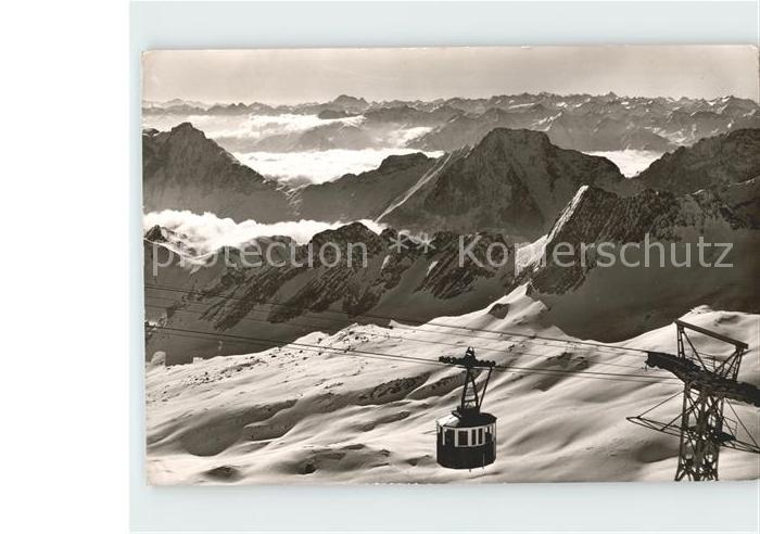 Seilbahn Bayerische Zugspitzbahn Oetztaler Alpen Zugspitzplatt