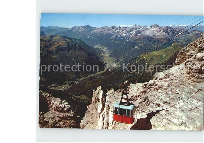 Seilbahn Funivia Passo Pordoi Dolomiti Catinaccio