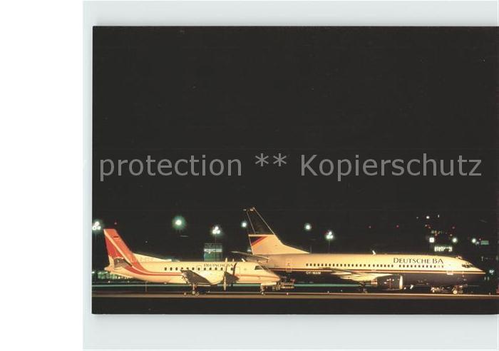 Flugzeuge Zivil Deutsche BA Boeing 737-300 Saab 340