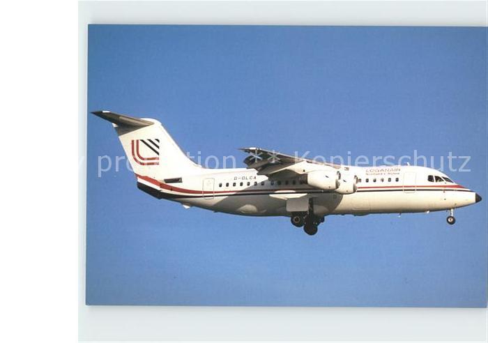 Flugzeuge Zivil Loganair British Aerospace 146-200