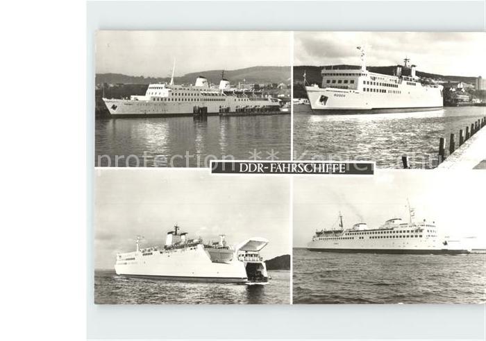 Faehre Ferry Bac Traghetto-- DDR-Faehrschiffe