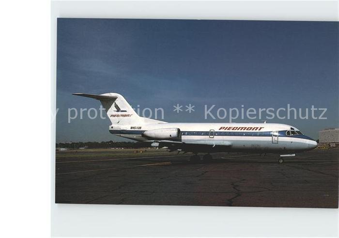 Flugzeuge Zivil Piedmont Airlines Fokker F28 Fellowship 1000 N451US