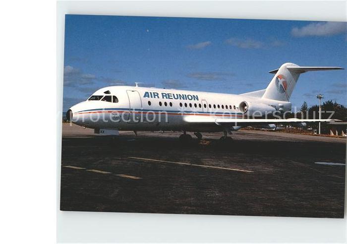 Flugzeuge Zivil Air Reunion Fokker F-28 -1000 C F-GEYY