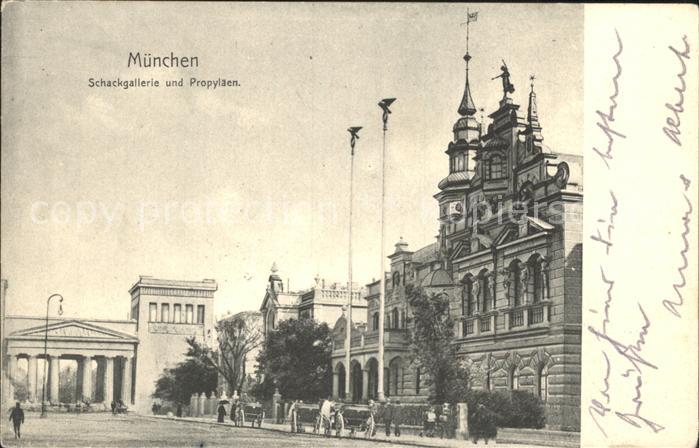 Muenchen Bayern Schackgallerie Propylaeen