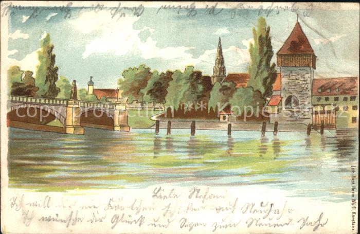 Konstanz Bodensee Bruecke Tor