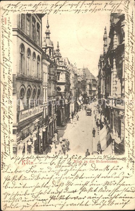 Koeln Rhein Hohestrasse