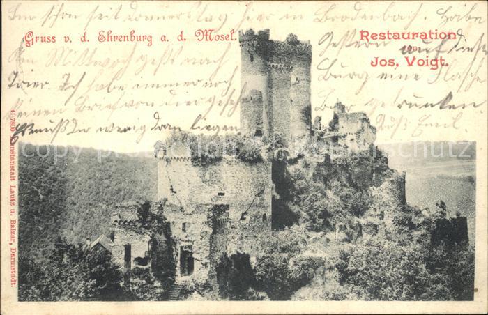 Ehrenburg Brodenbach Burgruine