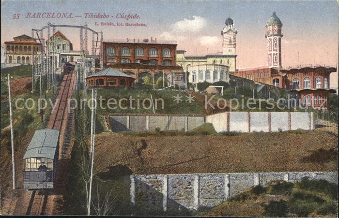 Barcelona Cataluna Tibidabo Cuspide