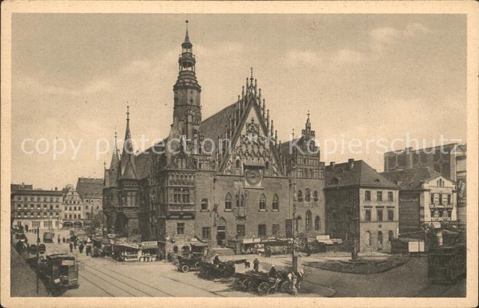 Breslau Niederschlesien Rathaus