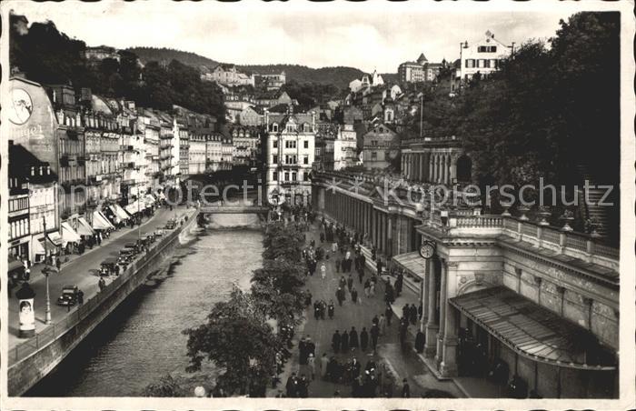 Karlsbad Eger Felsenquelle Muehlbrunn Kolonade