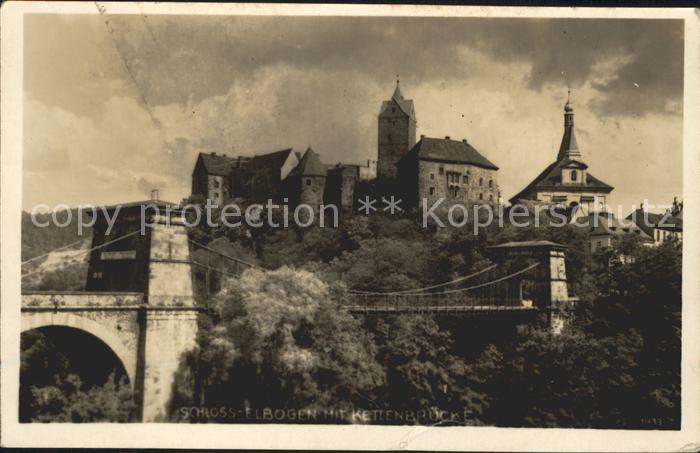 Elbogen Loket Schloss Kettenbruecke