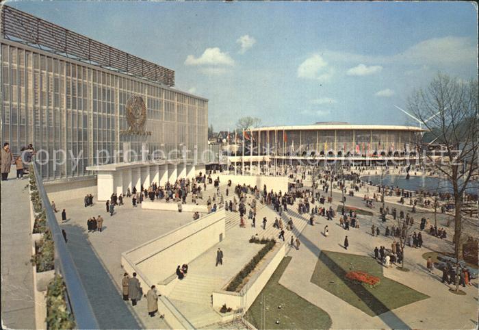 Bruxelles Bruessel Pavillonen Russlan USA