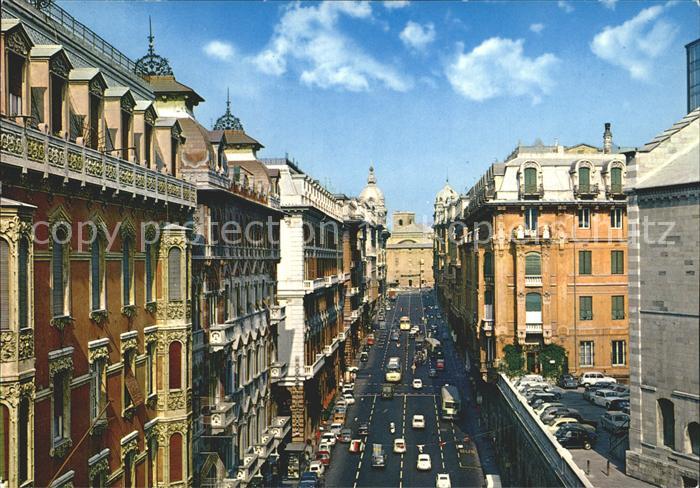Genova Genua Liguria Via XX Settembre Palazzo Ducale