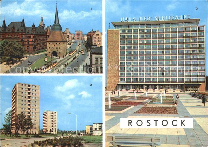 ROSTOCK  CITY Haus der Schiffahrt Steintor Ziolkowskistrasse