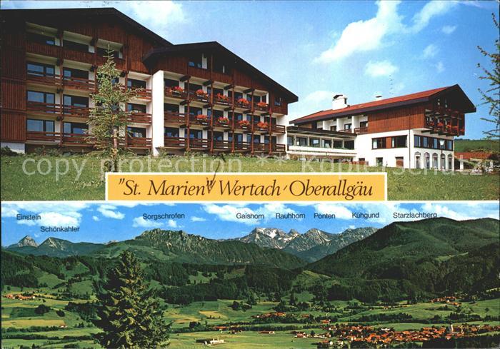 Wertach Muettergenesungsheim St. Marien Gaishorn Kuehgung Starzlachberg