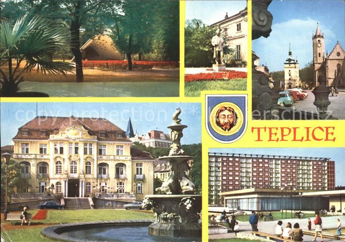 Teplice Lazenske Park Socha Kl. Gottwalda Zamecke namesti