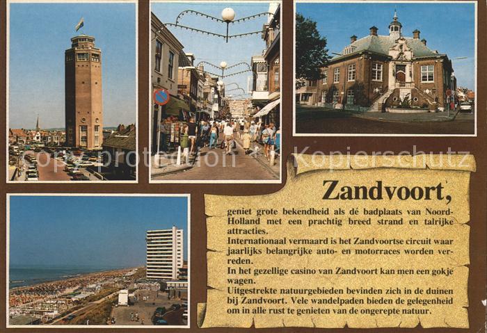 Zandvoort Holland Turm Strassenmotiv Gebaeude