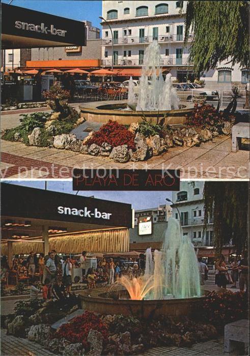 Playa de Aro Cataluna Snack-bar Brunnen