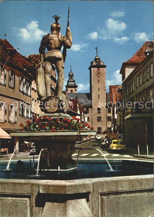 Bad Mergentheim Schloss Brunnen