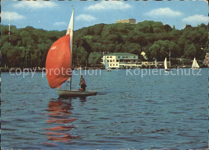 Essen Ruhr Baldeneysee Segelboot