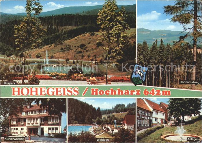 Hohegeiss Harz Horizontalweg Anlagen Waldbad Kurverwaltung