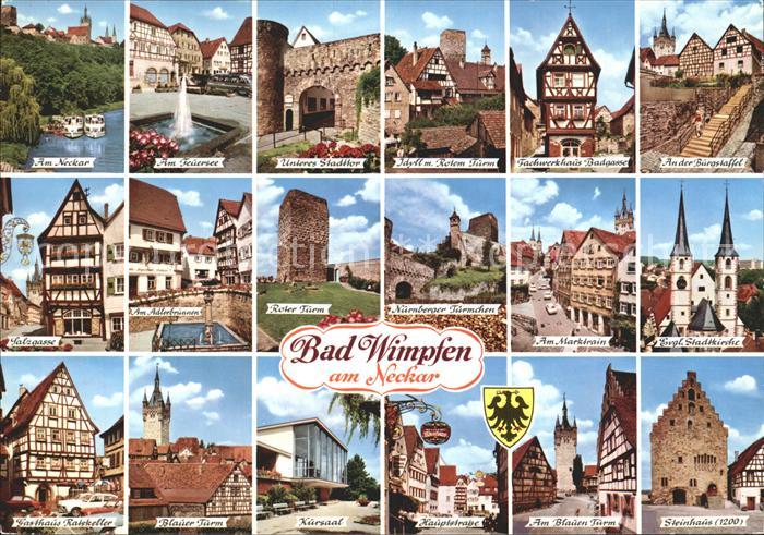 Bad Wimpfen Evangelische Stadtkirche Steinhaus Hauptstrasse Blauer-Turm