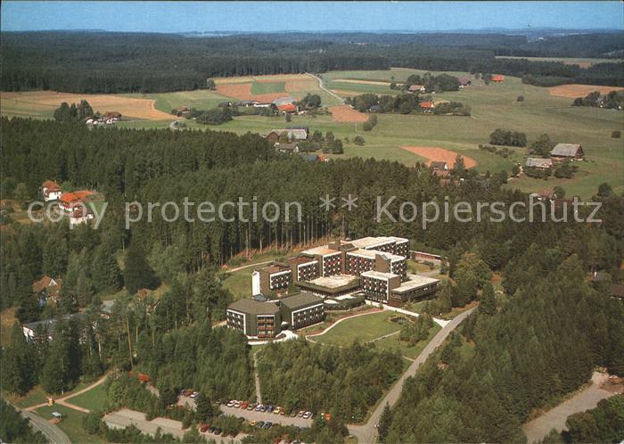 Koenigsfeld Schwarzwald Fliegeraufnahme Albert-Schweizer-Klinik
