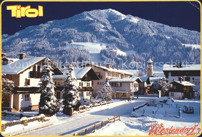 Westendorf Tirol Teilansicht Nachsoellberg