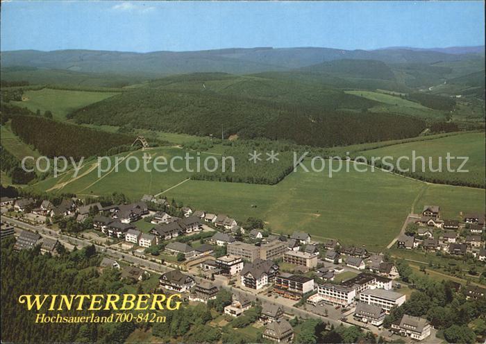 Winterberg Hochsauerland Fliegeraufnahme