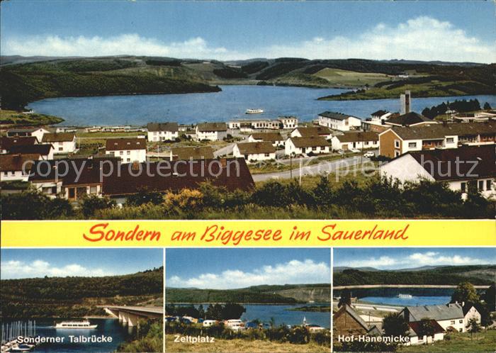 Sondern Biggesee Talbruecke Zeltplatz Hof-Hanemicke