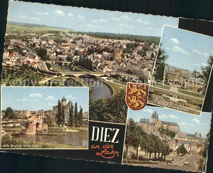 Diez Lahn Schloss Oranienstein Marktplatz Bruecke