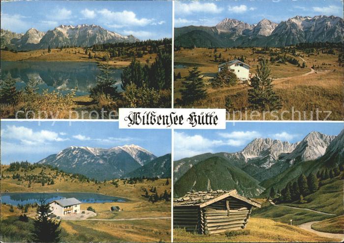 Mittenwald Karwendel Tirol Berggasthaus Wildenseehuette