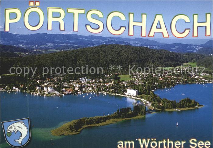 Poertschach Woerthersee Fliegeraufnahme