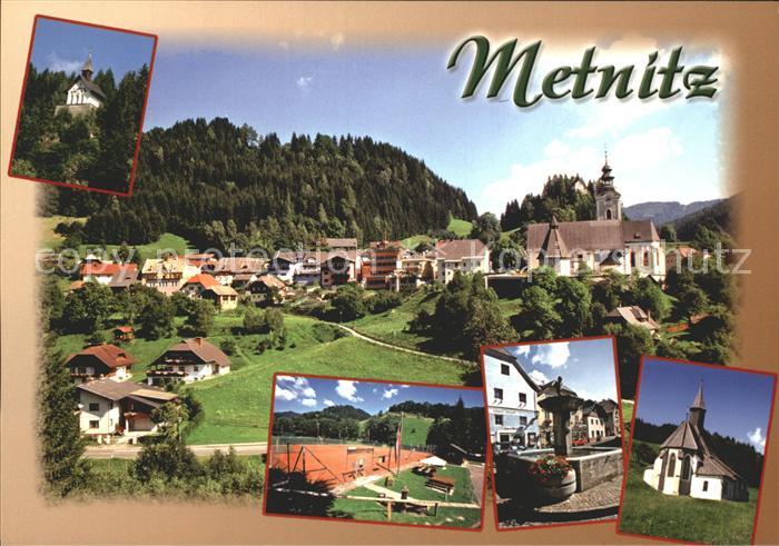 Metnitz Kirche Brunnen Tennisplatz