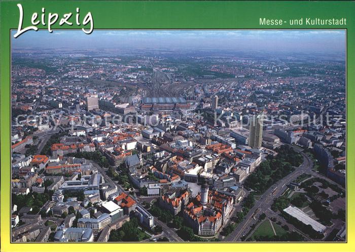 LEIPZIG Sachsen Fliegeraufnahme