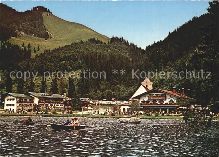 Spitzingsee Postgasthof Seecafe St. Bernhardkirche