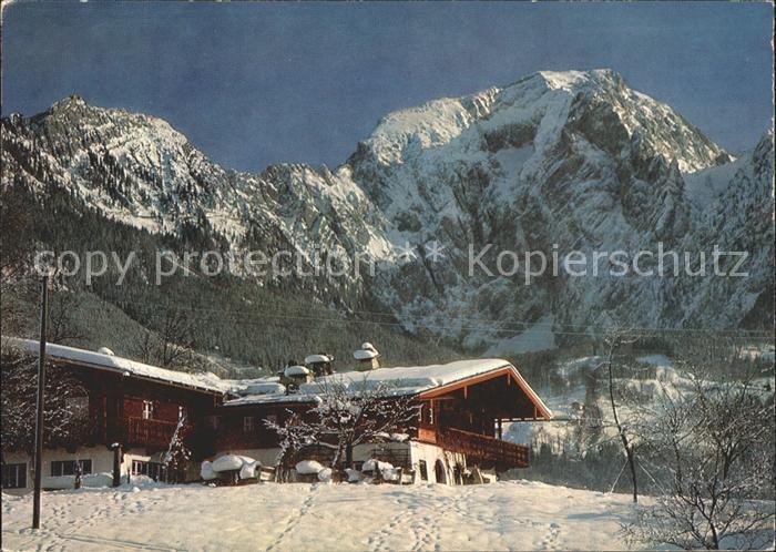 Schoenau Berchtesgaden Gaestehaus Kohlhiaslhoeh Kehlstein Goell