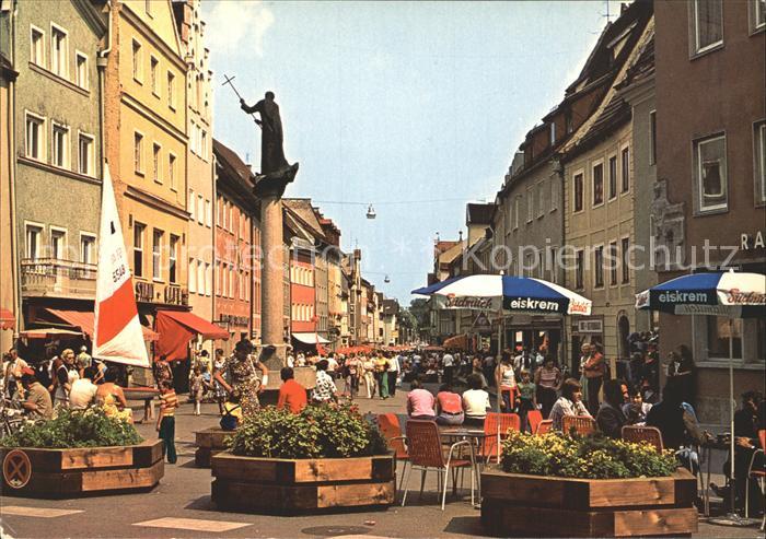Fuessen Allgaeu Fussgaengerzone Reichenstrasse