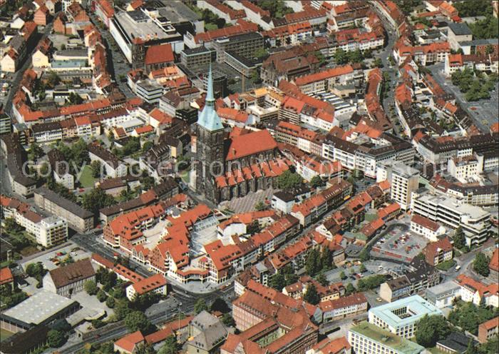 HILDESHEIM  CITY Zentrum St.Andreaskirche Fliegeraufnahme