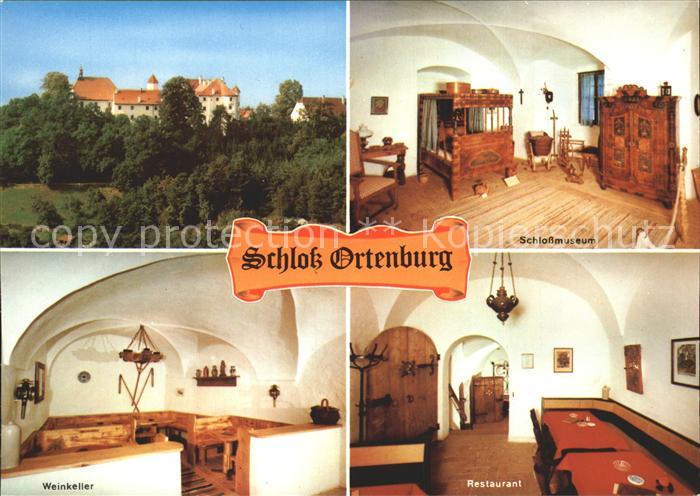 Ortenburg Schloss Museum Restaurant Weinkeller