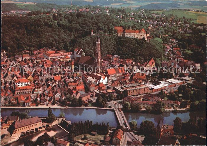 Landshut Isar St. Martinskirche Burg Trausnitz