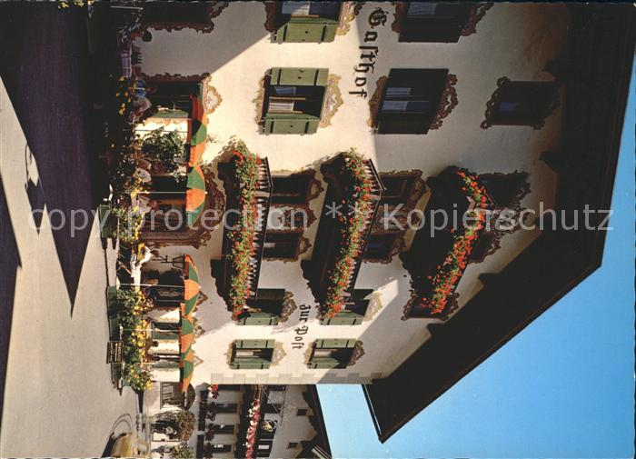 Lofer Strassenmotiv Gasthof zur Post