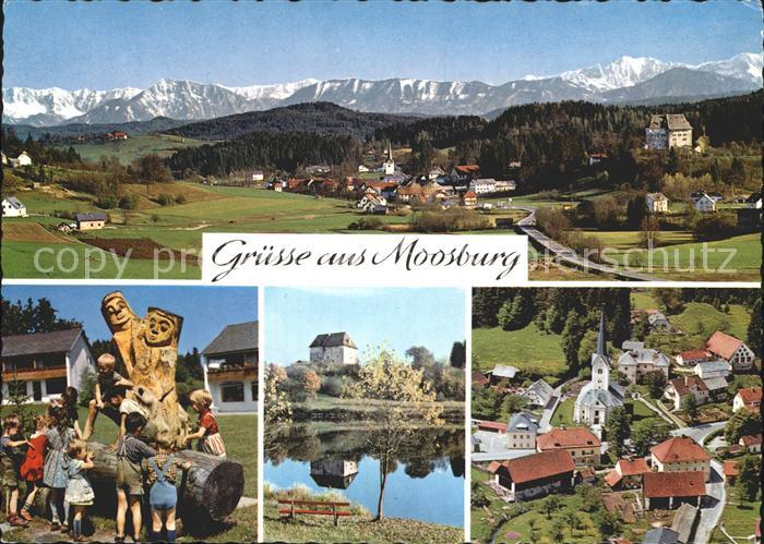 Moosburg Kaernten Karawankenkette Schloss Moosburg