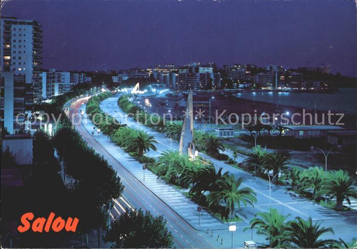 Salou promenade bei Nacht