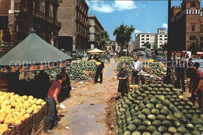 Spanien Melonenmarkt