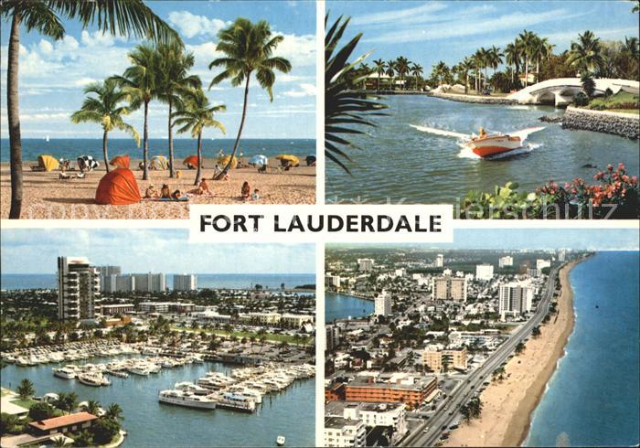 Fort Lauderdale Fliegeraufnahme Hafen Promenade